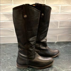 Frye Melissa Black, sz 7.5B